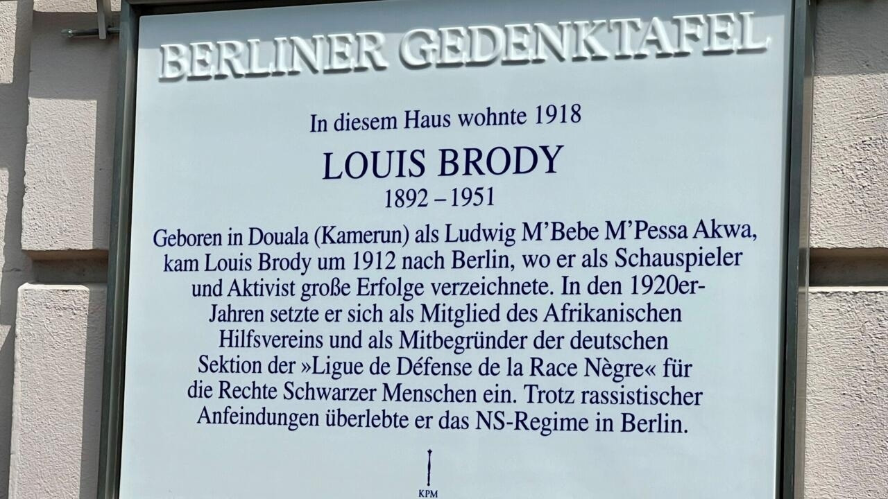plaque de Louis Brody