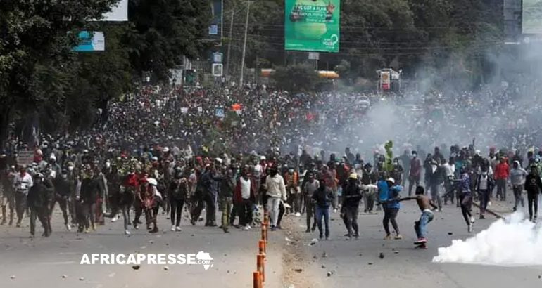 rassemblements antigouvernementaux à Nairobi