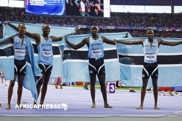 JO 2024 : Le Botswana brille en décrochant l’argent au relais 4x400m