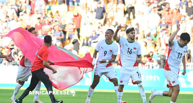 JO 2024 : Le Maroc écrase l’Égypte 6-0 et remporte la médaille bronze en football