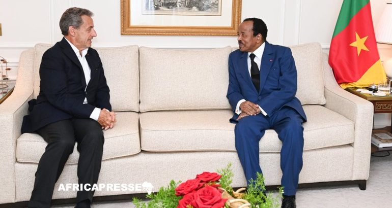 Paul Biya et Nicolas Sarkozy