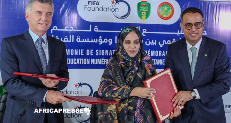 FIFA éducation numérique en Mauritanie