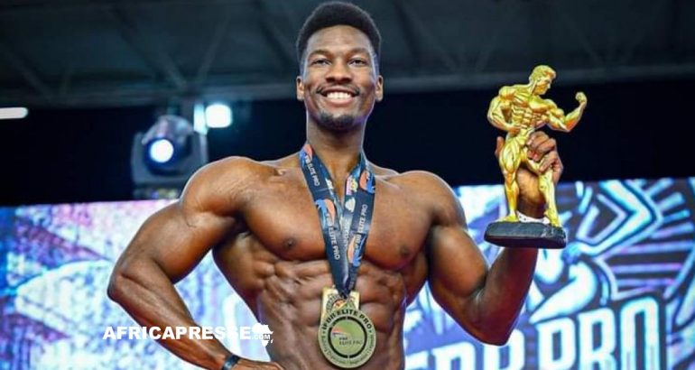 Thierry Bayala, le Burkinabé sacré champion du monde de bodybuilding en Espagne