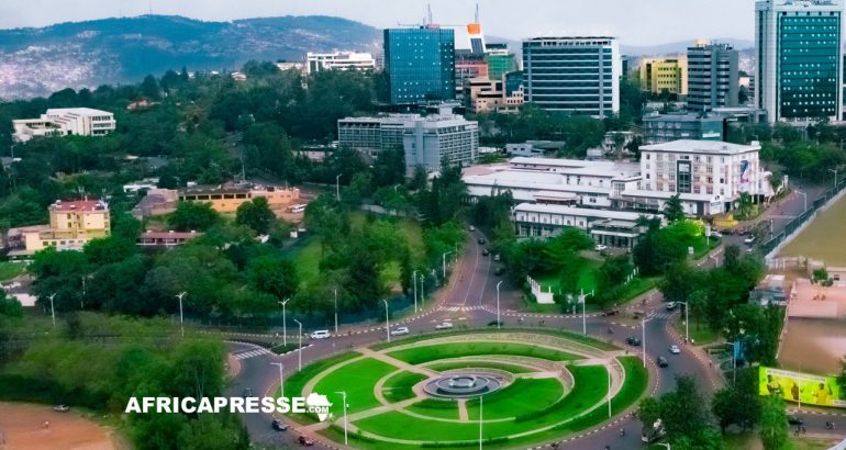 Une vue de Kigali au Rwanda 2