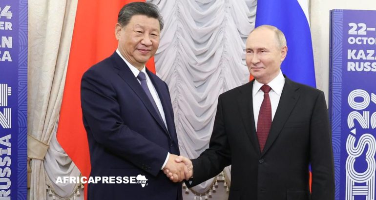 Xi Jinping et Vladimir Poutine