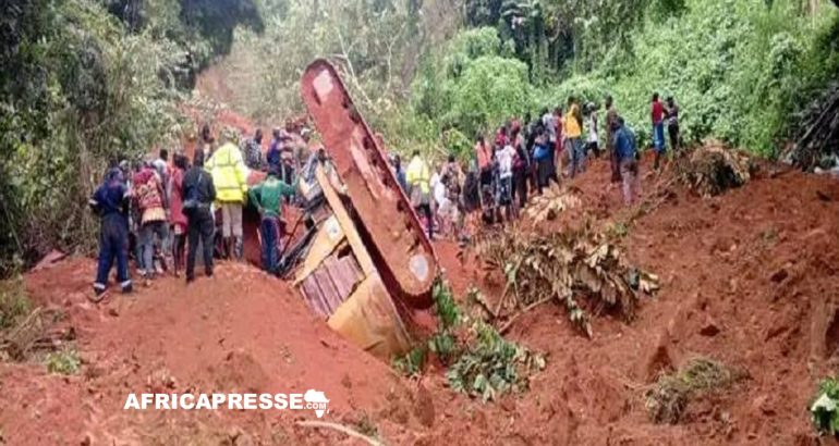 Double éboulement meurtrier sur la falaise de Dschang