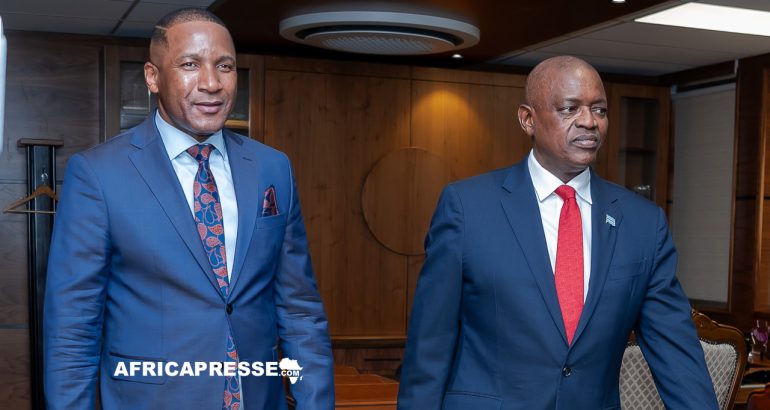 Duma Boko et Mokgweetsi Masisi