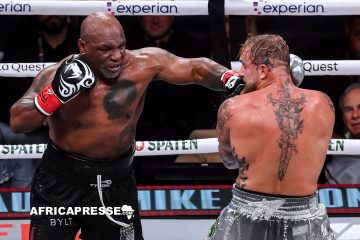 La légende Mike Tyson s’incline face à Jake Paul, un choc des générations