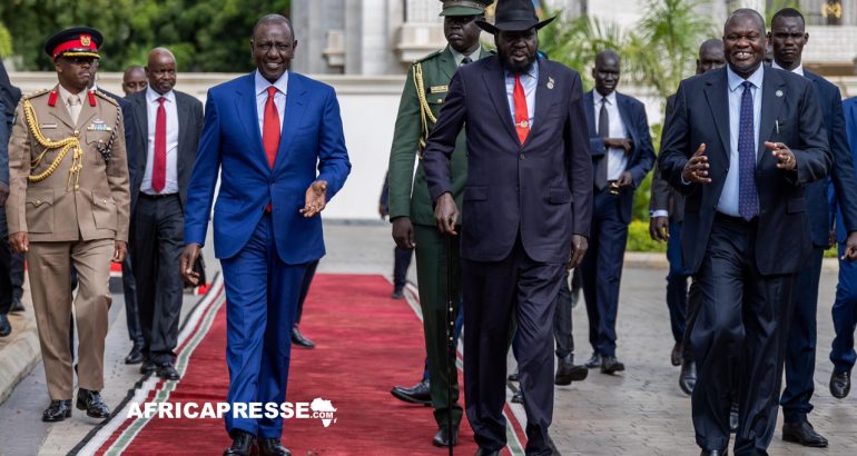 William Ruto et Salva Kiir