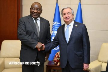 Cyril Ramaphosa et Antonio Guterres définissent les priorités pour la présidence du G20