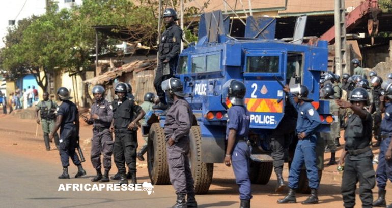 Des policiers à Conakry - Guinee