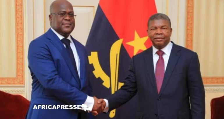 Félix Tshisekedi et João Lourenço