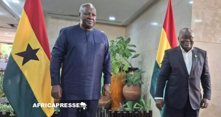 Joham Mahama et Nana Akufo Ado