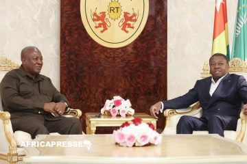 Ghana-Togo : Rencontre entre John Mahama et Faure Gnassingbé pour renforcer la coopération bilatérale