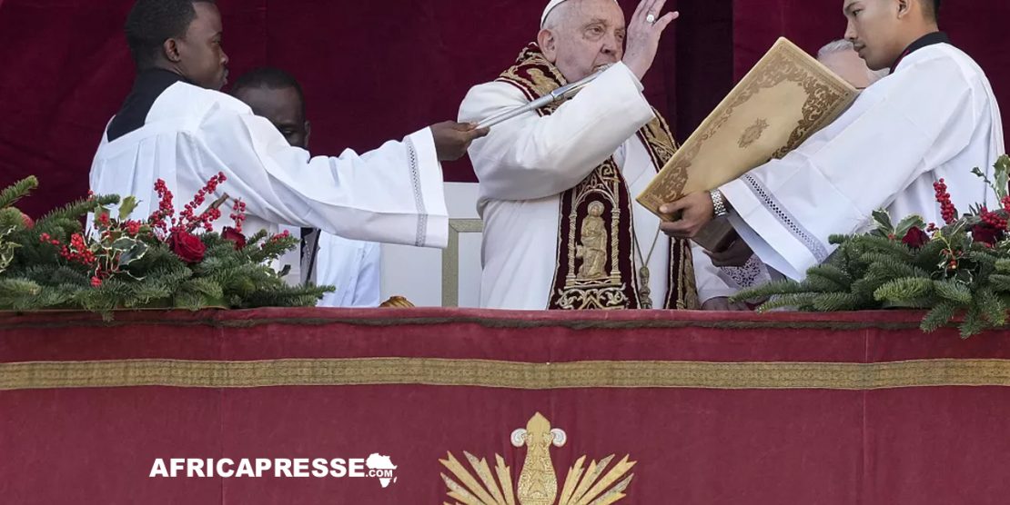 « Faire taire les armes » : l’appel poignant du pape François lors de la bénédiction de Noël