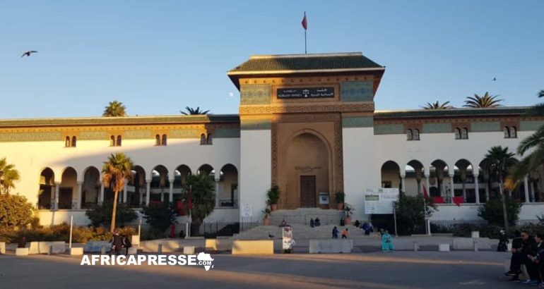 Maroc, le palais de justice de Casablanca