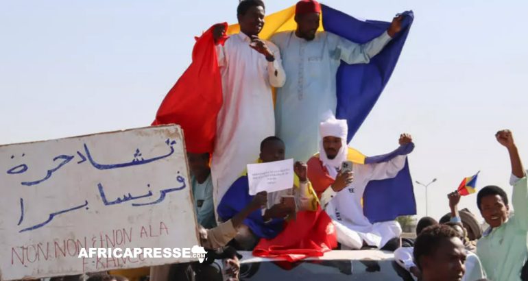 manifestation au tchad djamena