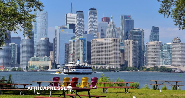 Une vue de Toronto au Canada