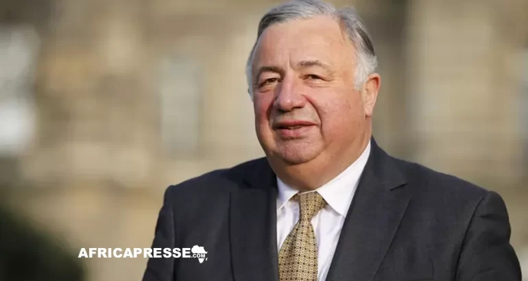 Le président du Sénat français, Gérard Larcher. AP - Ludovic Marin