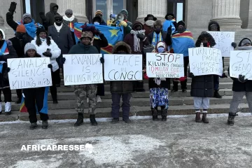 Canada : La diaspora congolaise de Winnipeg manifeste contre les massacres meurtriers dans l’Est de la RDC Canada : La diaspora congolaise de Winnipeg manifeste contre les massacres meurtriers dans l’Est de la RDC