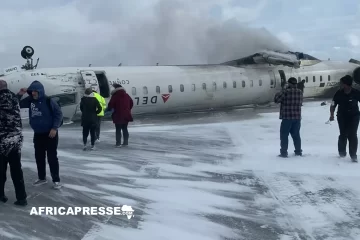 Accident à l’aéroport de Toronto : Un avion de Delta Airlines se retrouve à l’envers, entraînant plusieurs blessures Accident à l’aéroport de Toronto : Un avion de Delta Airlines se retrouve à l’envers, entraînant plusieurs blessures