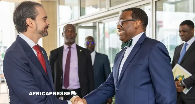 Valdecy Urquiza et Akinwumi Adesina