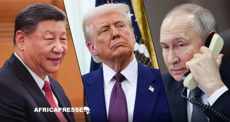 Trump incite la Russie et la Chine à une réduction mutuelle des budgets militaires Xi Jinping, Donald Trump et Vladimir Poutine