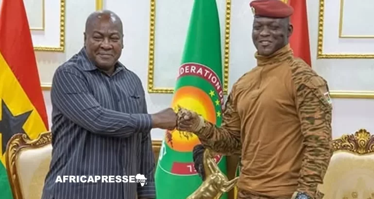 John Mahama et Ibrahim Traoré