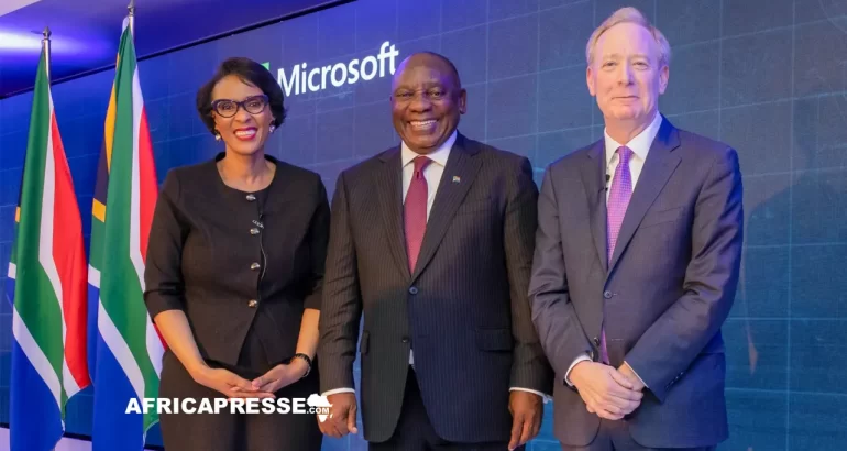 Microsoft investit dans la formation de 50 000 Sud-Africains en IA et Cloud d’ici 2026