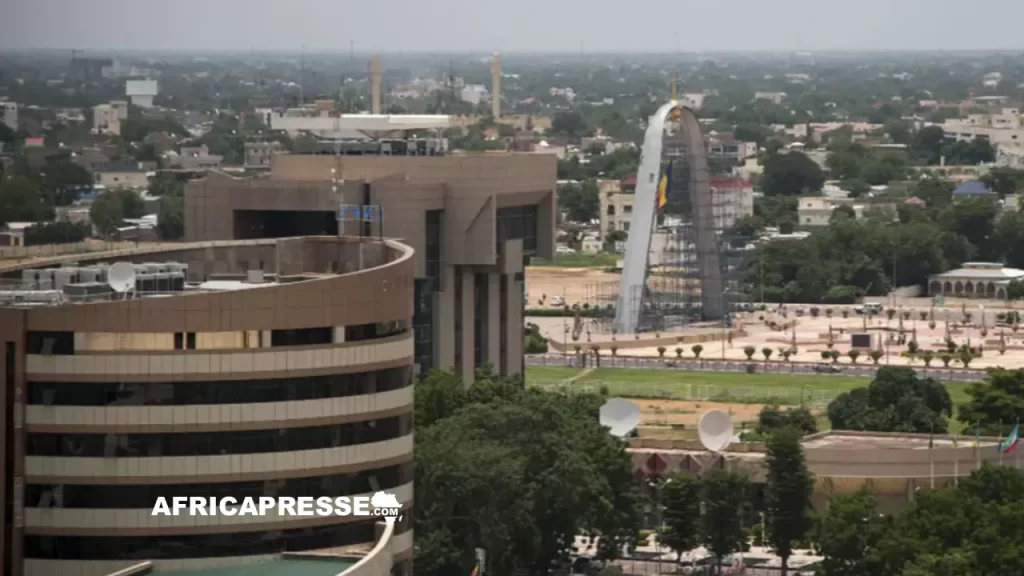 Une vue de la capitale tchadienne N'Djamena au Tchad