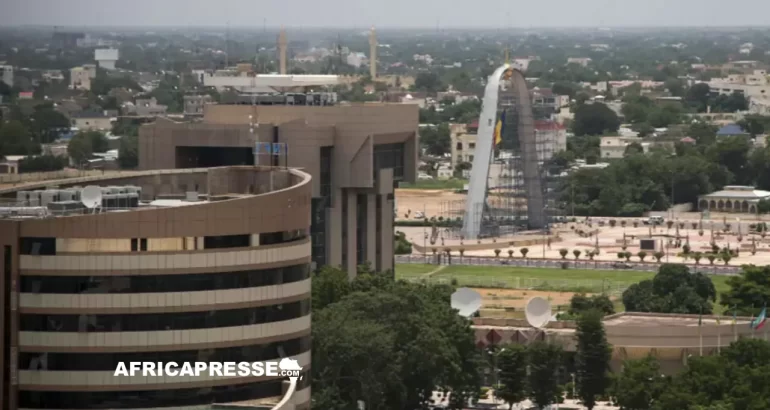Une vue de la capitale tchadienne N'Djamena au Tchad
