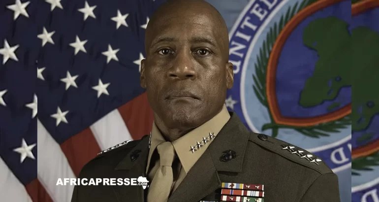 Le général Michael Langley, du corps des Marines des États-Unis, a présenté la position du Commandement des États-Unis pour l'Afrique