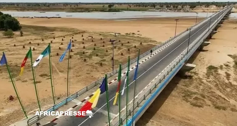 Tchad-Cameroun Pont sur le Logone, 620 mètres