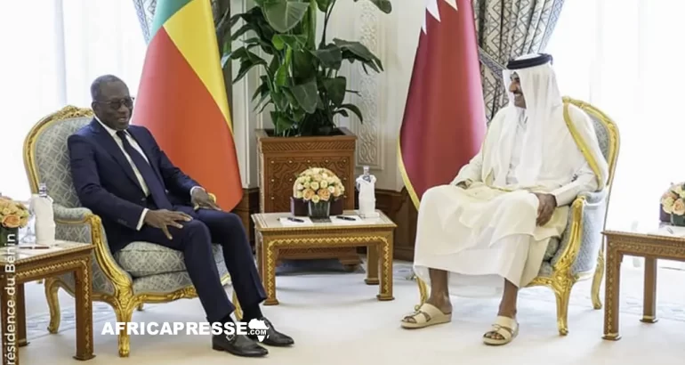 Patrice Talon en visite à Doha : le Bénin mise sur le Qatar pour accélérer son décollage économique Coopération entre Talon et Al Thani : Visite de travail à Doha du président béninois