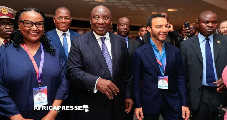 Cyril Ramaphosa a Africa CEO forum 2025
