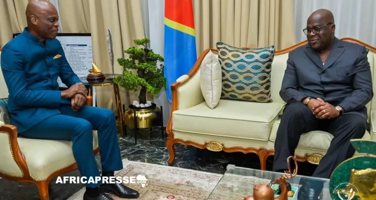 Félix Antoine Tshisekedi Tshilombo et Robert Dussey