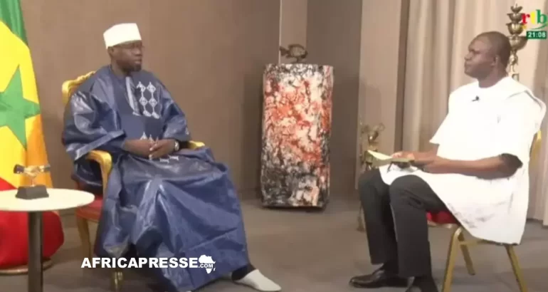 Le Premier ministre sénégalais Ousmane Sonko invité de la RTBF (Radiodiffusion Télévision du Burkina Faso) samedi 18 mai 2025.