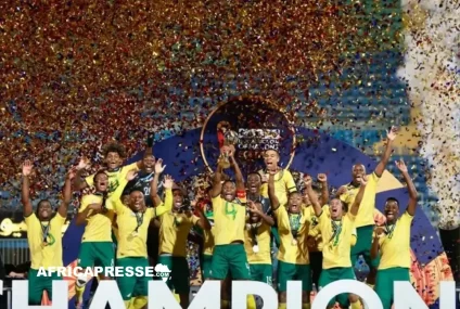 CAN U20 : l’Afrique du Sud prive le Maroc du titre et s’offre un sacre historique