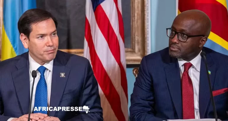 Renforcement des relations USA-Rwanda : une coopération bilatérale axée sur la sécurité et les ressources minières Marco Rubio et Olivier Nduhungirehe