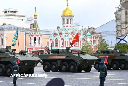 Moscou : Les dirigeants africains renforcent leurs liens avec la Russie à l’occasion du défilé du 9 mai