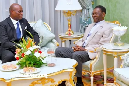 Oligui Nguema à Malabo, la frontière contestée au cœur des discussions avec Obiang