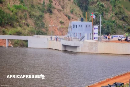 Le Burundi inaugure son plus grand barrage hydroélectrique situé sur le site de Jiji-Mulembwe