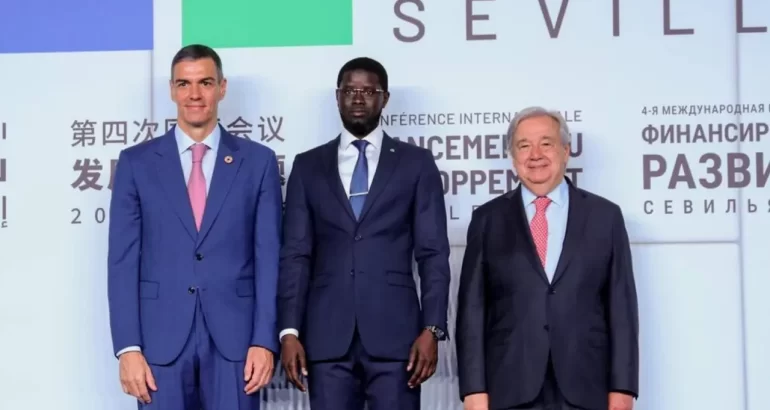 4e Conférence sur le financement du développement à Séville : Diomaye Faye défend une souveraineté budgétaire pour le Sud Diomaye Faye à la 4e Conférence sur le financement du développement