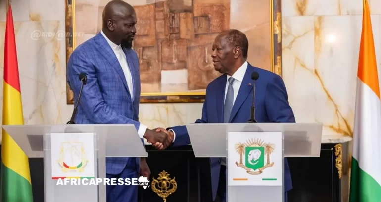 Côte d’Ivoire – Guinée : Visite de Mamadi Doumbouya à Abidjan, ce qu’il faut retenir Côte d’Ivoire – Guinée : Visite de Mamadi Doumbouya à Abidjan, ce qu’il faut retenir