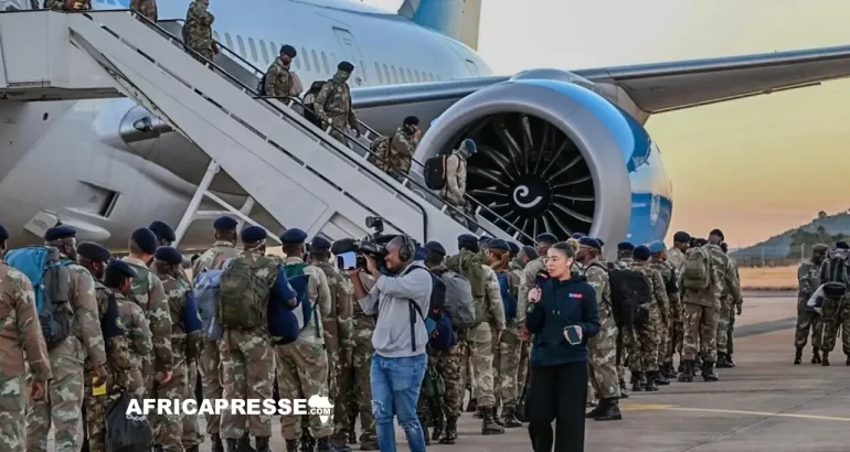 RDC : les troupes sud-africaines de retour, saluées en héros