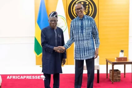 Rwanda : Paul Kagame et Olusegun Obasanjo en visite à Kigali, appellent à une union africaine plus solidaire