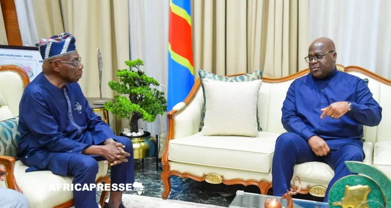 Tshisekedi reçoit Obasanjo