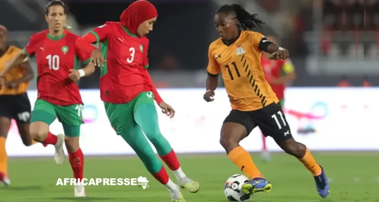CAN Féminine 2024 : Le Maroc et la Zambie se neutralisent lors du match d’ouverture à Rabat CAN Féminine 2025 : Le Maroc et la Zambie se neutralisent en match d’ouverture