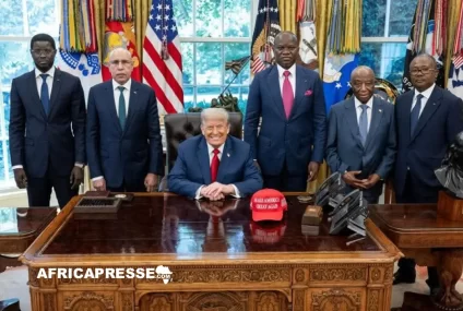Washington tend la main à l’Afrique : Trump réunit cinq chefs d’État pour refonder les liens