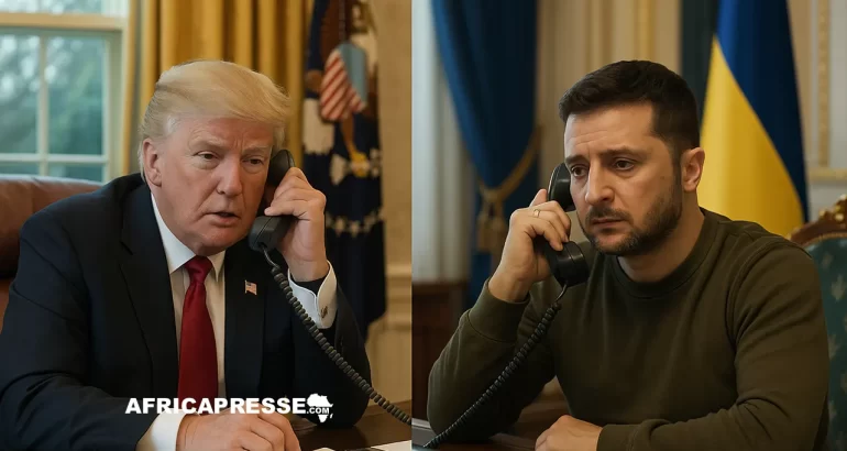 Attaque sans précédent en Ukraine : Kiev réclame une aide antiaérienne, Trump écoute sans s’engager Donald Trump et Volodymyr Zelensky